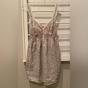 Victoria's Secret Angel Nightgown Sleepshirt Medium Floral Lace Trim